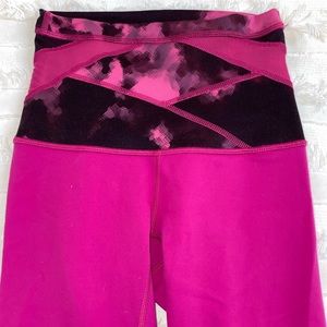 Hot Pink Lululemon Leggings 23”